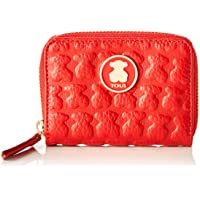 TOUS Monedero M. Sherton Mujer- Rojo (Rojo)- 10x8x2.5 cm (W x H x L)